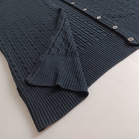 Danier Black Cable Knit Cardigan - Picture 5 of 15